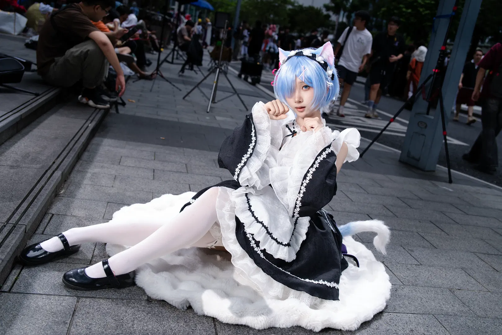 【蕾姆cos】猫女仆造型的CICF现场记录 - 第 4 张