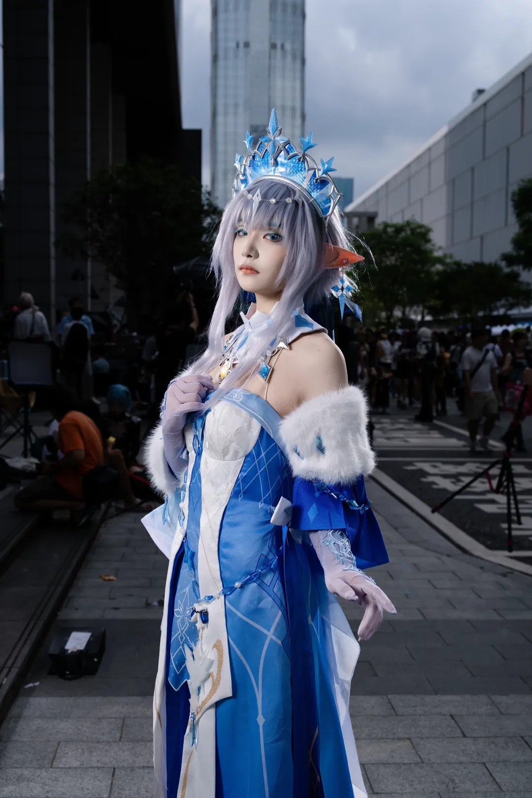 【冰雪女王cos】原神冰雪主题的CICF漫展记录 - 第 1 张