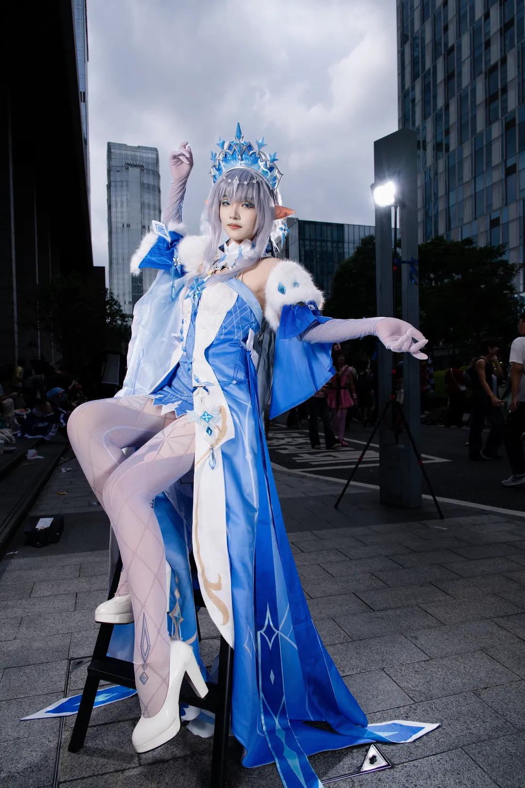【冰雪女王cos】原神冰雪主题的CICF漫展记录 - 第 3 张