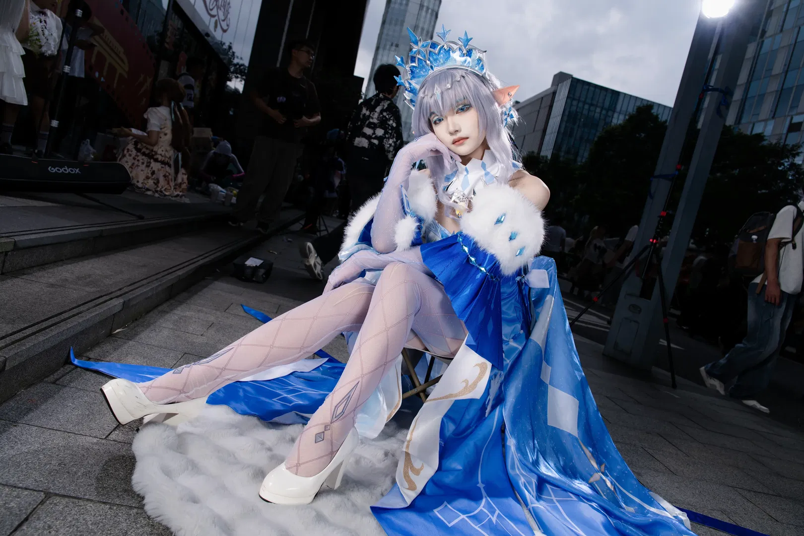 【冰雪女王cos】原神冰雪主题的CICF漫展记录 - 第 4 张
