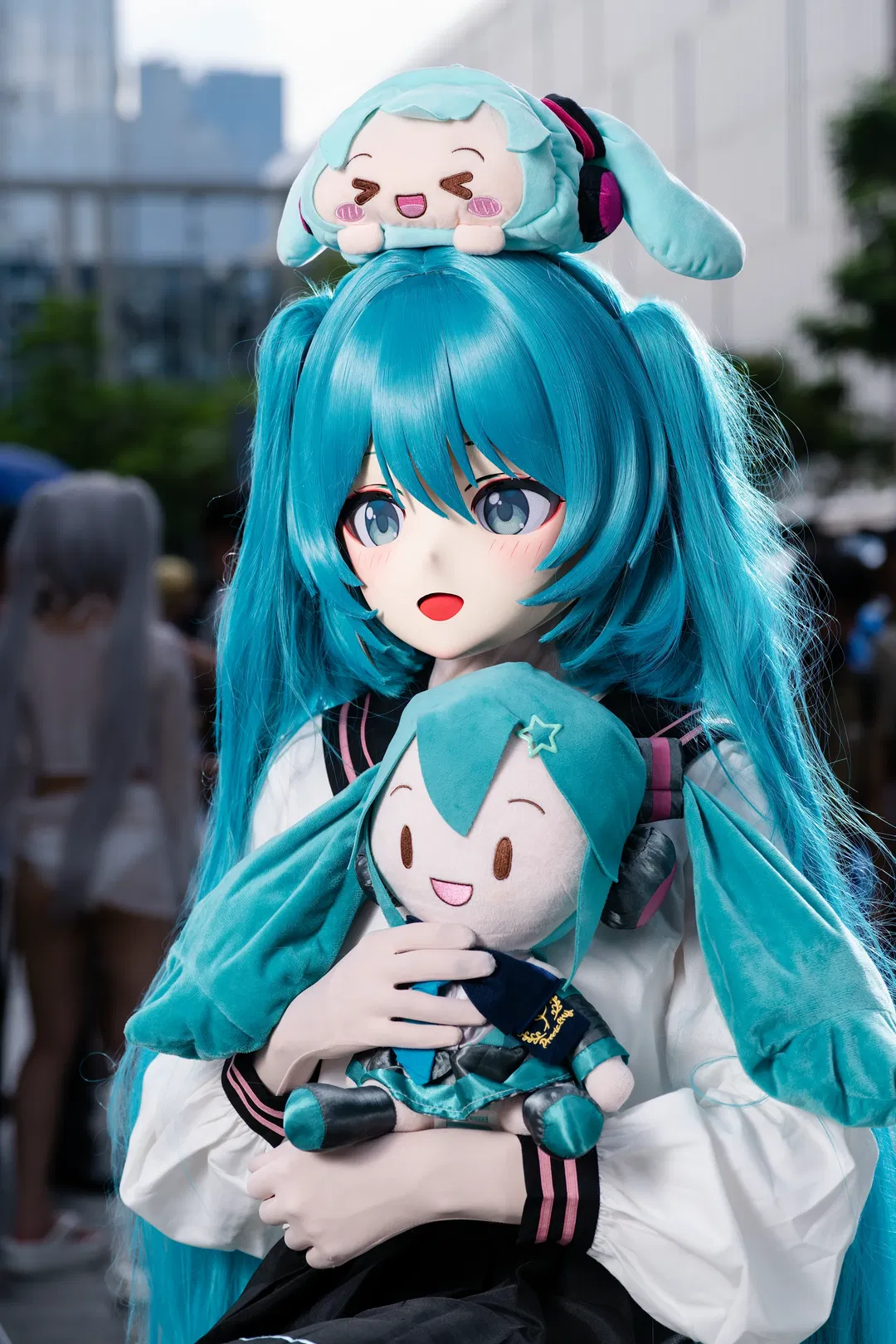 【初音未来cos】初音未来原皮打卡CICF外场 - 第 1 张
