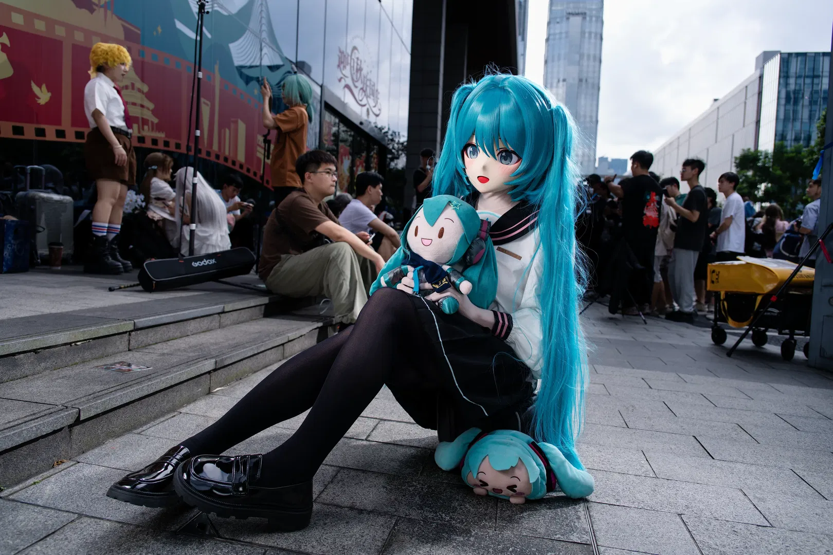 【初音未来cos】初音未来原皮打卡CICF外场 - 第 3 张