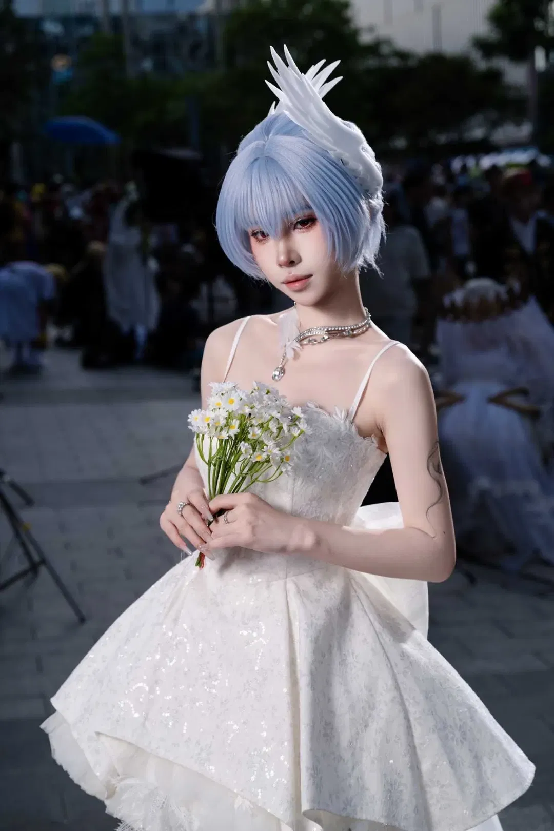 【绫波丽cos】新世纪福音战士的白色婚纱造型存档 - 第 1 张