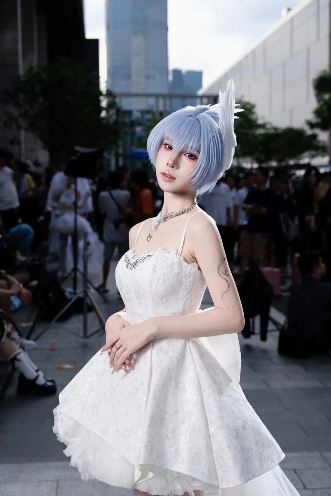 【绫波丽cos】新世纪福音战士的白色婚纱造型存档 - 第 5 张