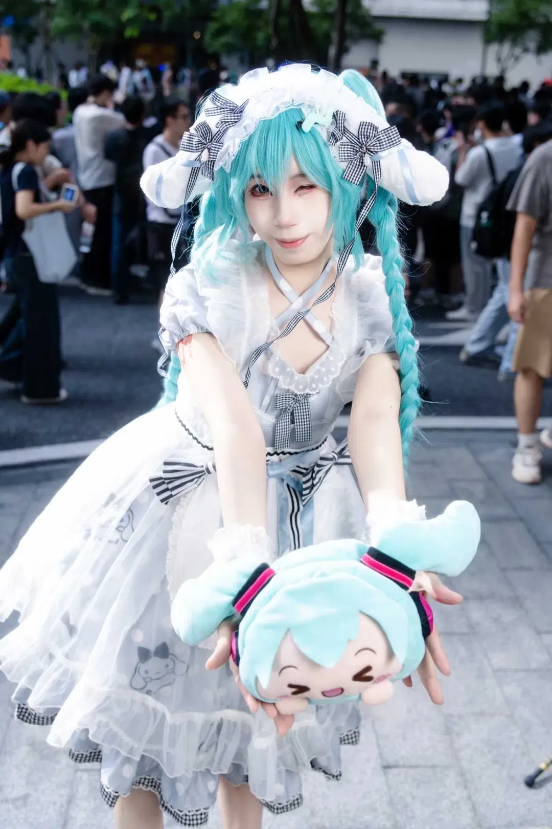 【初音未来cos】初音大耳狗联动，挑战有生之年系列 - 第 2 张