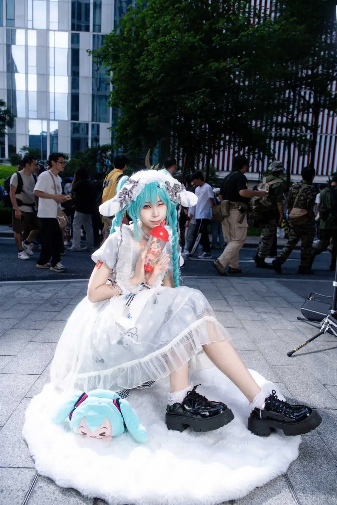 【初音未来cos】初音大耳狗联动，挑战有生之年系列 - 第 4 张