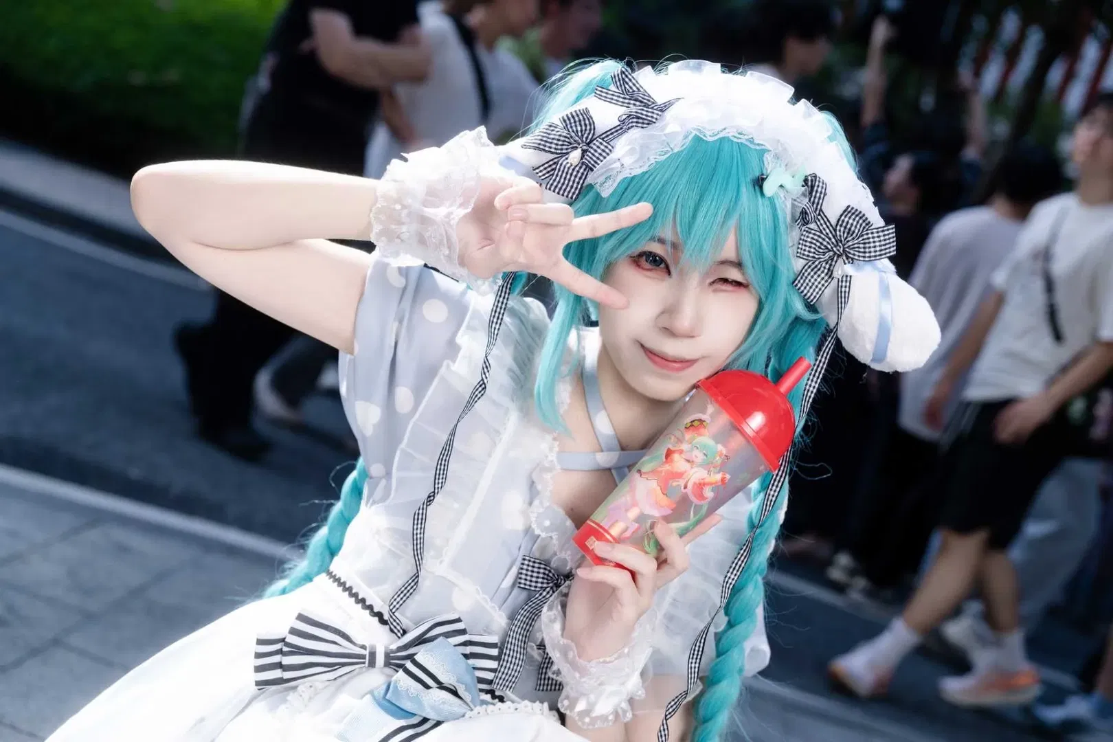 【初音未来cos】初音大耳狗联动，挑战有生之年系列 - 第 5 张
