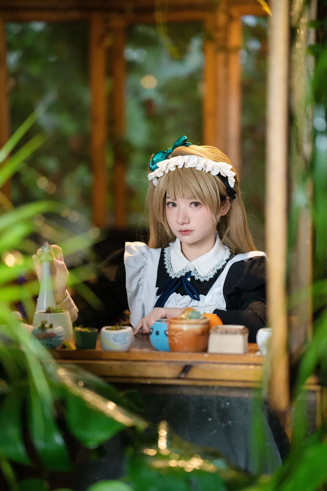 【南小鳥cos】lovelive女僕溫室寫真 - 第 2 張
