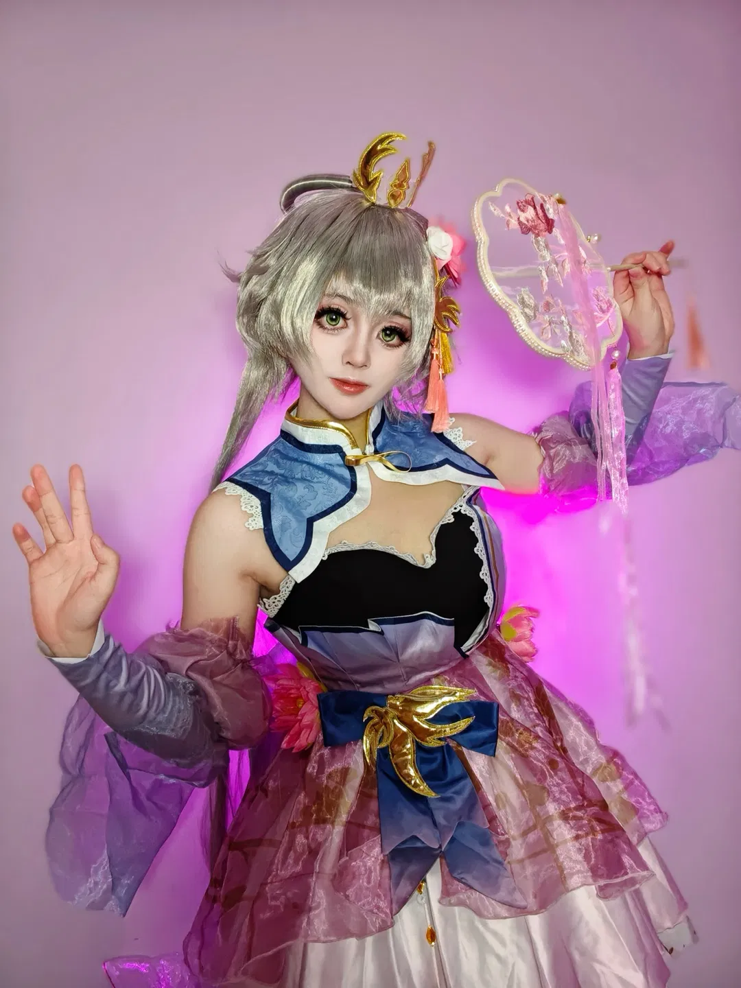 洛天依cos 江南茉莉雨中的梦幻国风 - 第 4 张