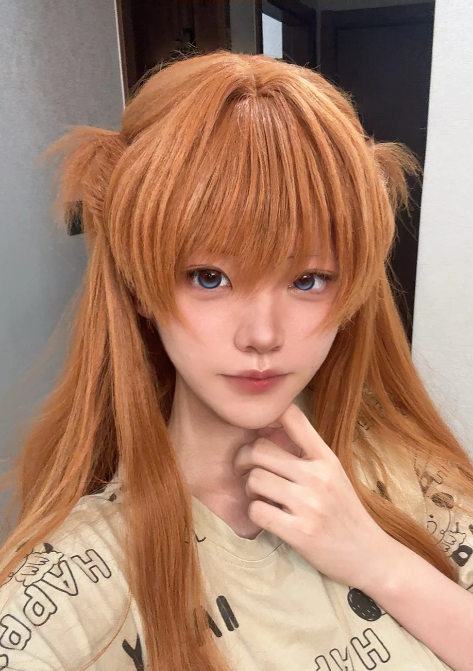 【明日香cos】新世紀福音戰士明日香的居家自拍 - 第 1 張