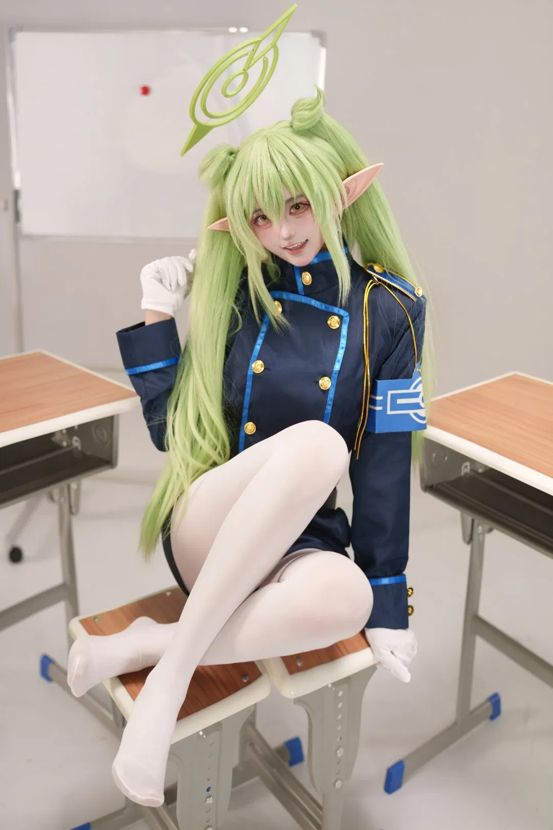 【橘望cos】蔚蓝档案的制服课堂 - 第 2 张