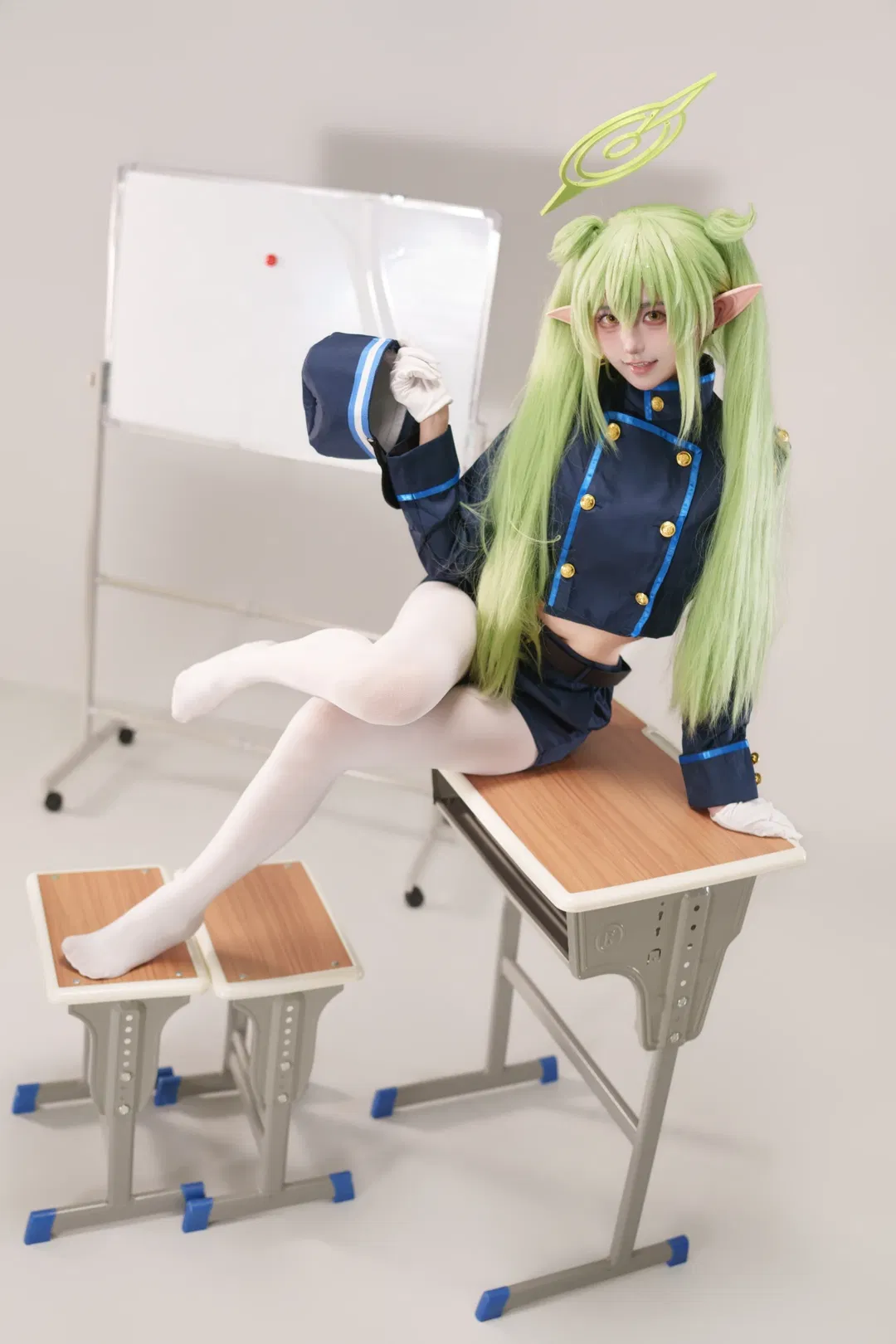 【橘望cos】蔚藍檔案學園裡的俏皮精靈 - 第 4 張
