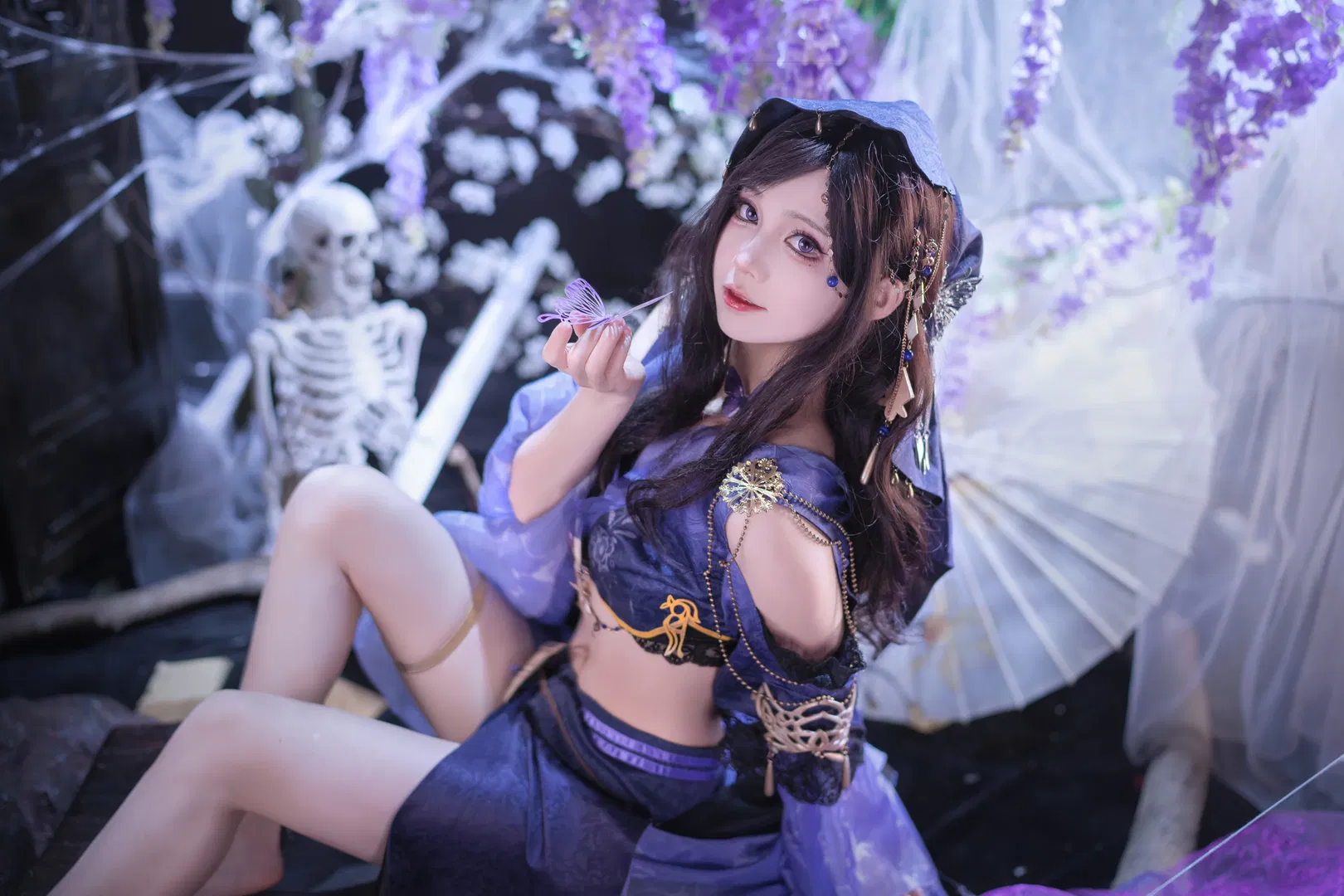 【九灵cos】逆水寒手游里的暗香幻蝶 - 第 1 张