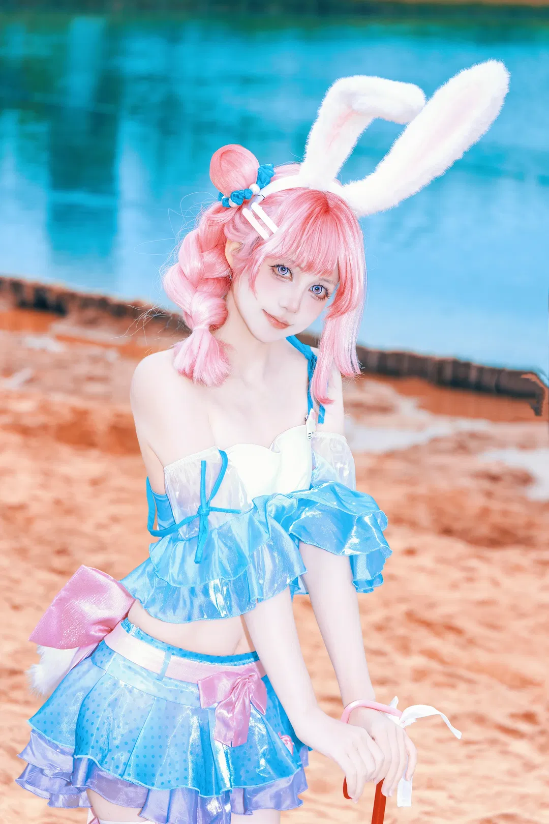 【公孫離cos】沙地裡的兔耳戰鬥少女 - 第 2 張