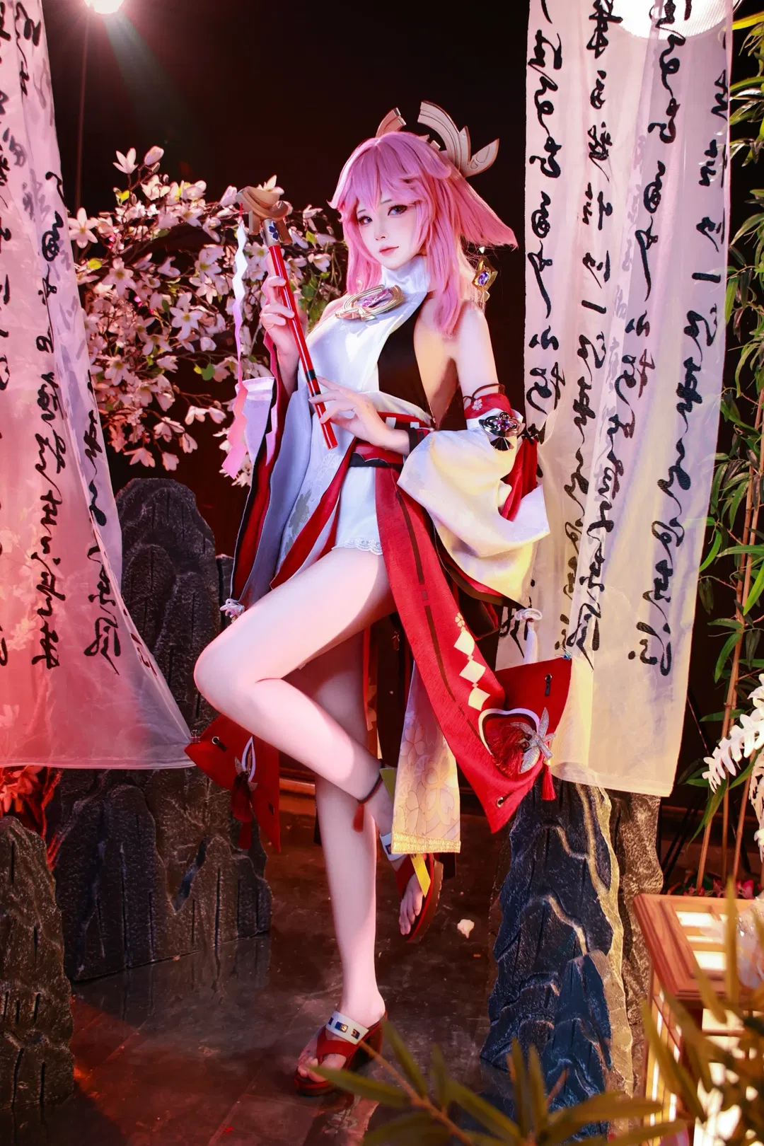 【八重神子cos】第三次拍摄原神八重神子原皮，依旧惊艳 - 第 2 张