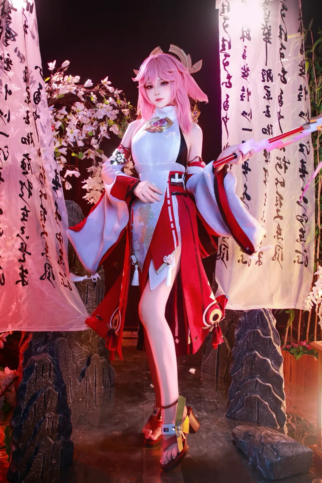 【八重神子cos】第三次拍摄原神八重神子原皮，依旧惊艳 - 第 3 张