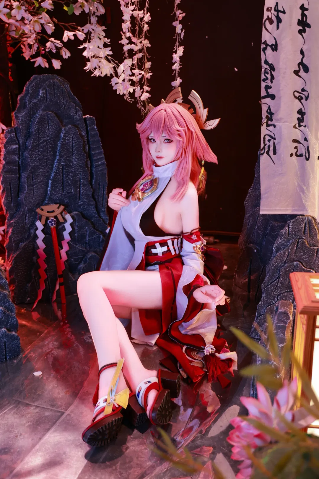 【八重神子cos】第三次拍摄原神八重神子原皮，依旧惊艳 - 第 5 张