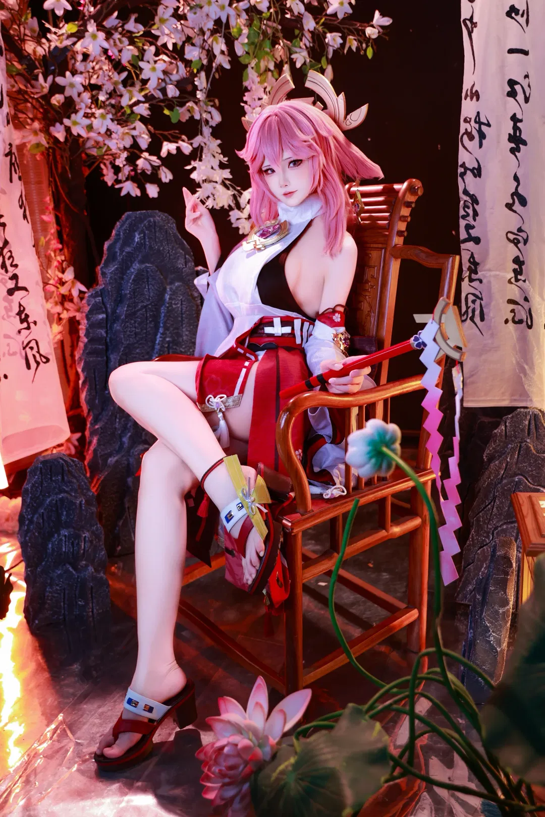【八重神子cos】第三次拍摄原神八重神子原皮，依旧惊艳 - 第 6 张