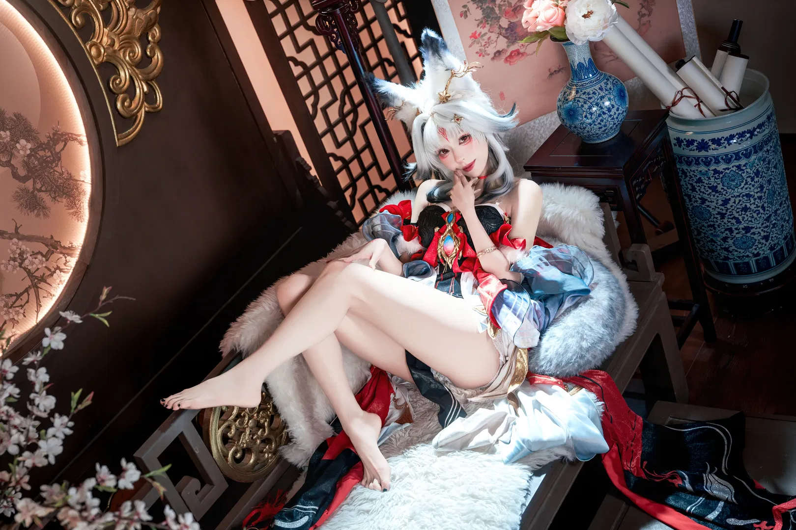 【心月狐cos】鸣潮幻境中的魅惑狐妖 - 第 4 张