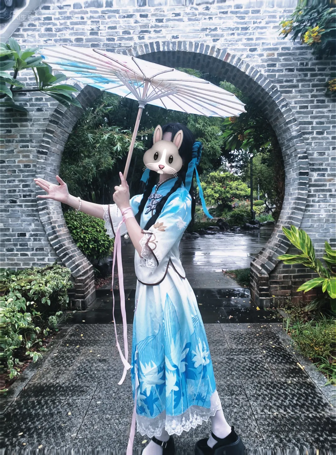 【西施cos】诗语江南的雨中氛围感体验 - 第 3 张
