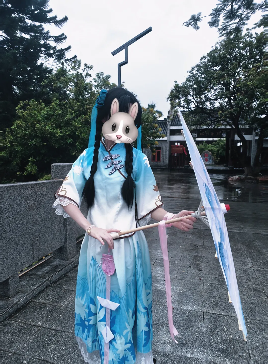 【西施cos】诗语江南的雨中氛围感体验 - 第 5 张