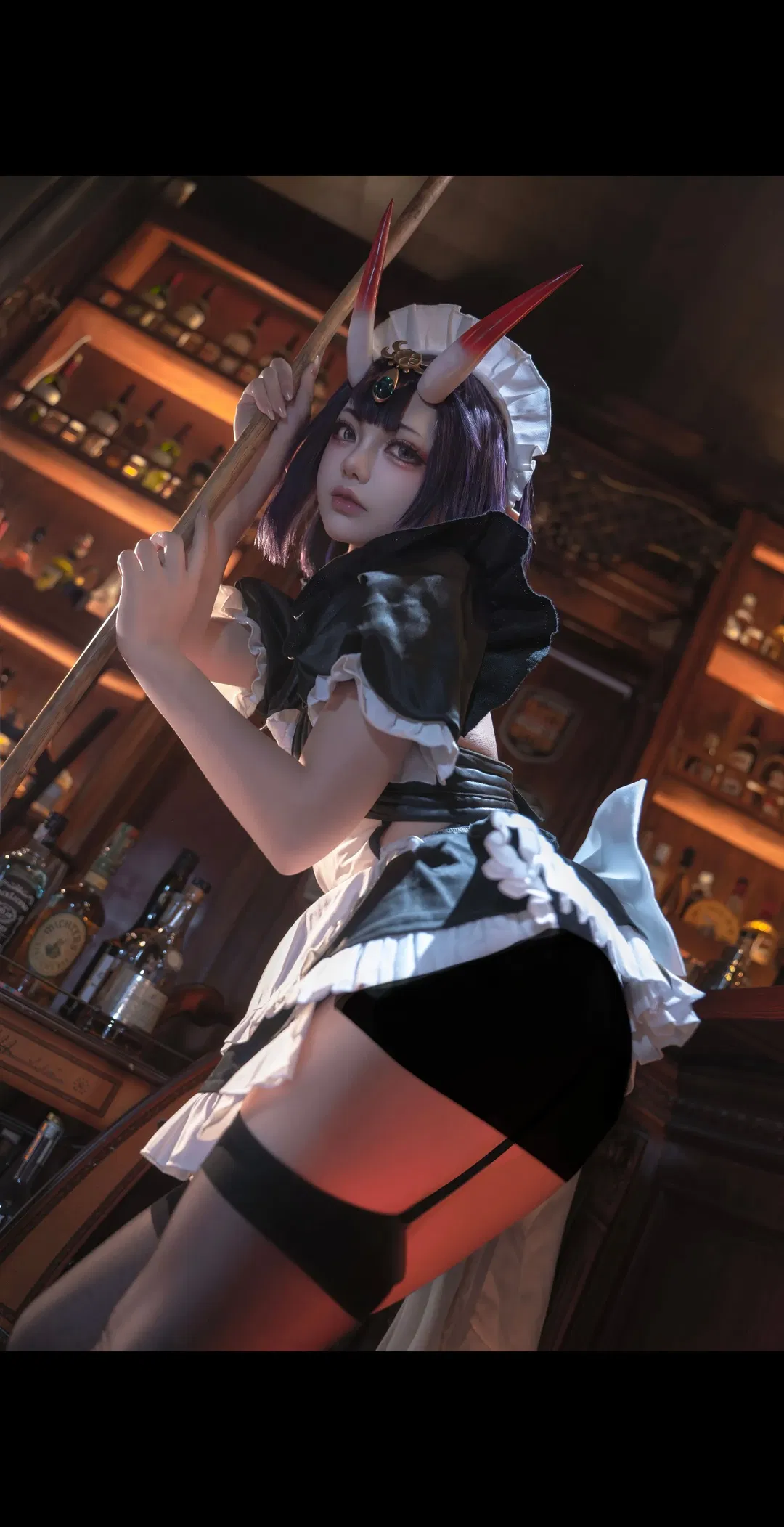 【酒吞童子cos】FGO酒吞童子女僕裝，酒吧拖把也能這麼颯 - 第 2 張