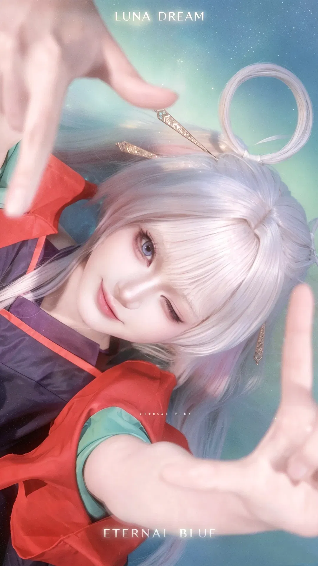 【月见八千代cos】超时空辉夜姬的梦幻水下光影 - 第 1 张