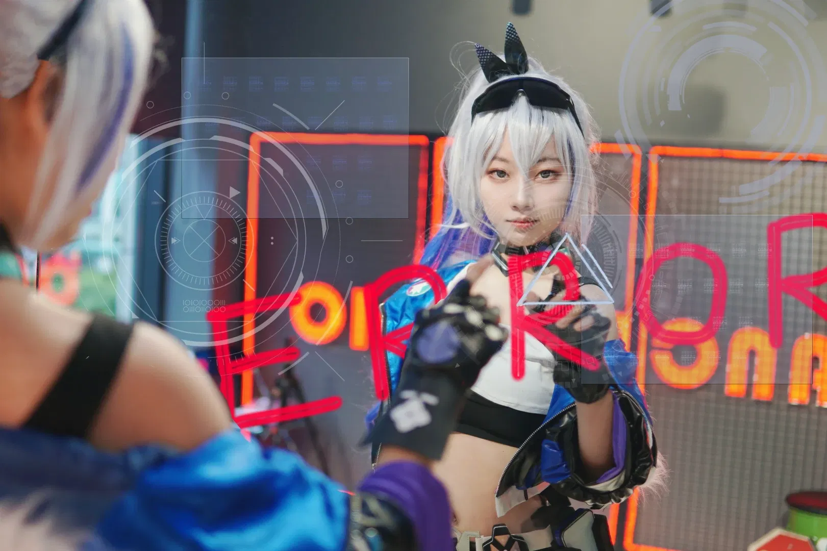 【银狼cos】赛博朋克风拉满，崩坏星穹铁道黑客少女出击 - 第 4 张
