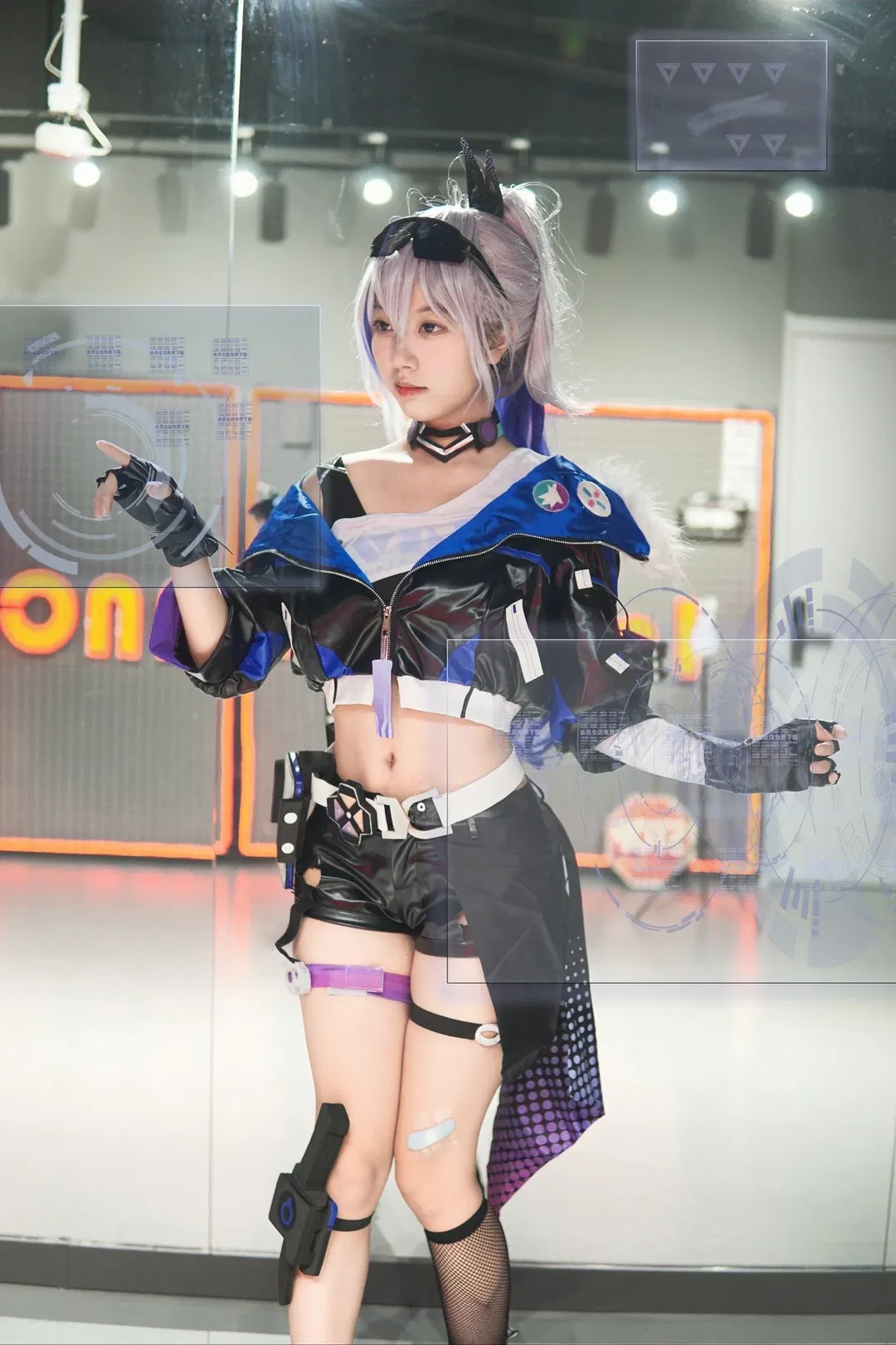 【银狼cos】赛博朋克风拉满，崩坏星穹铁道黑客少女出击 - 第 5 张