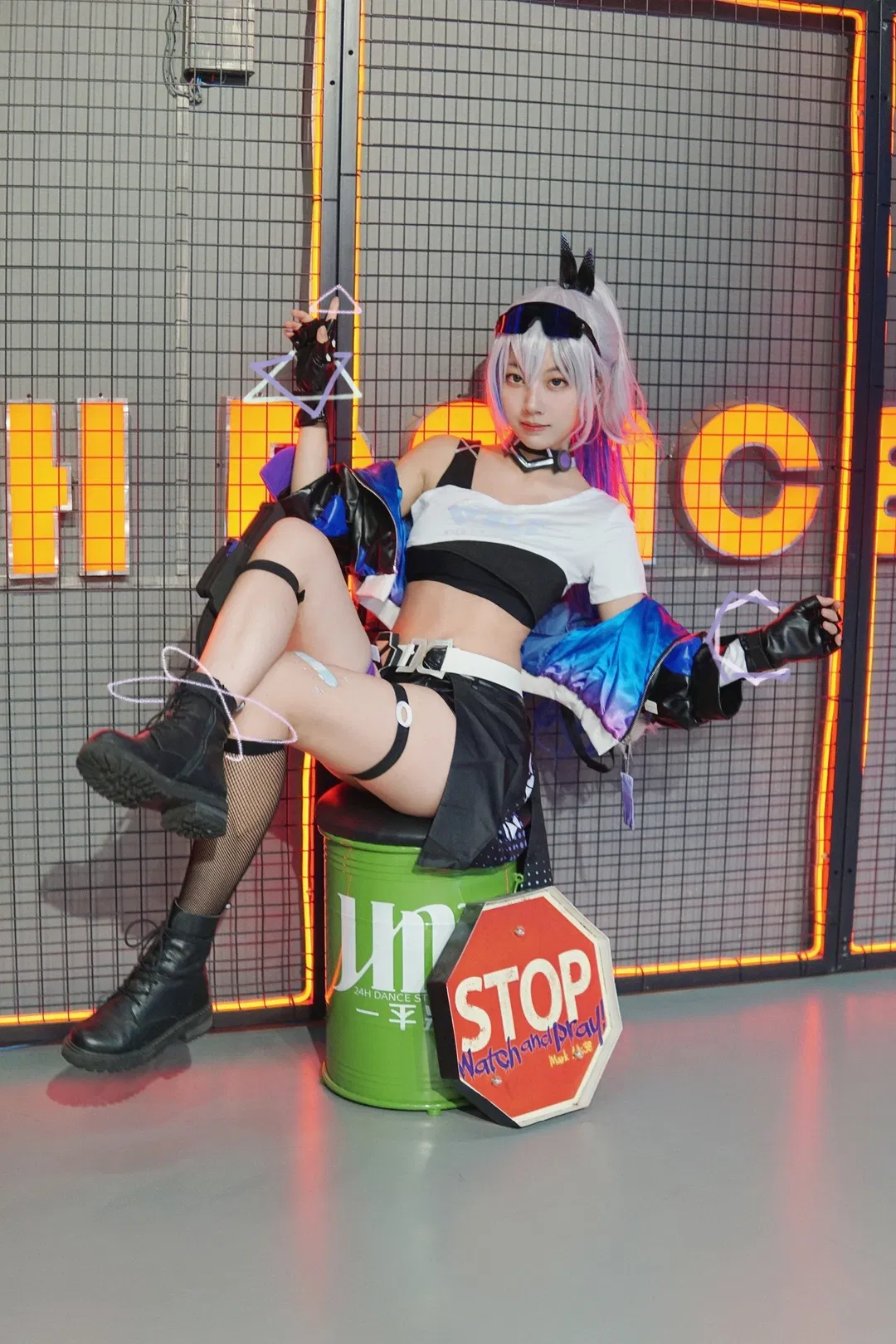 【银狼cos】赛博朋克风拉满，崩坏星穹铁道黑客少女出击 - 第 6 张