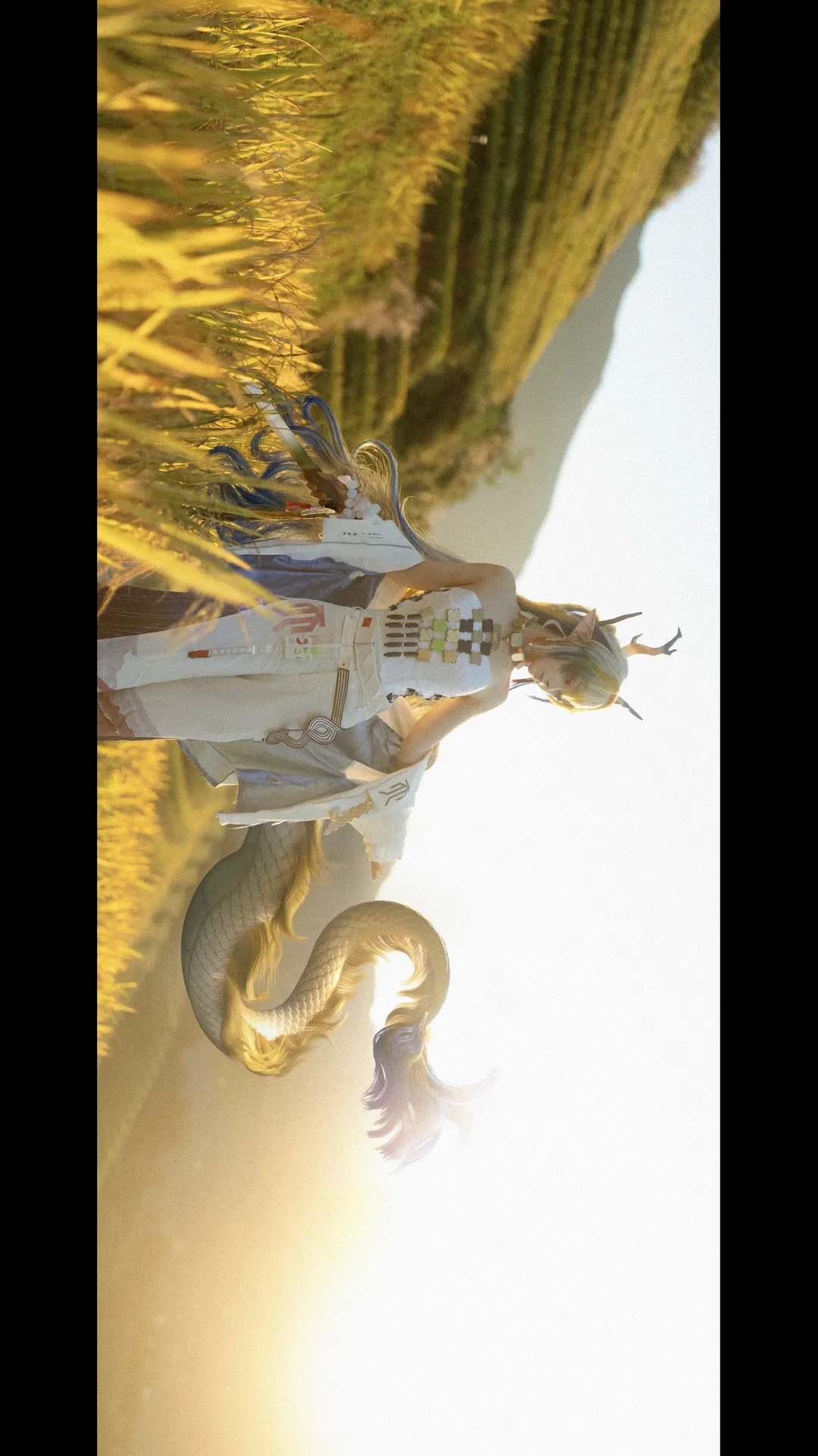 【黍cos】明日方舟黍的龙脊梯田秋日旅拍 - 第 1 张