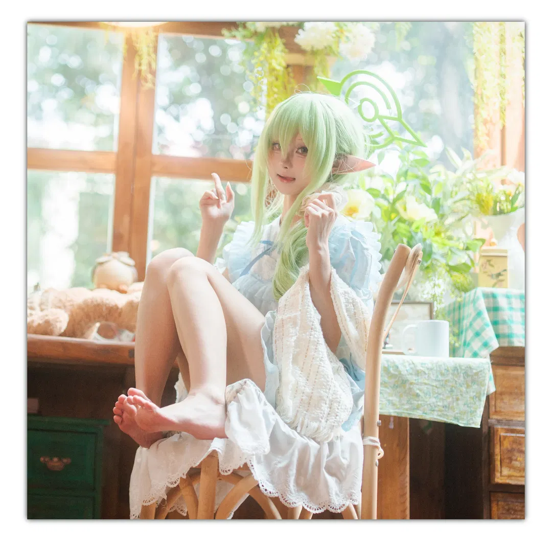 【橘望cos】蔚藍檔案的居家睡衣時間 - 第 1 張