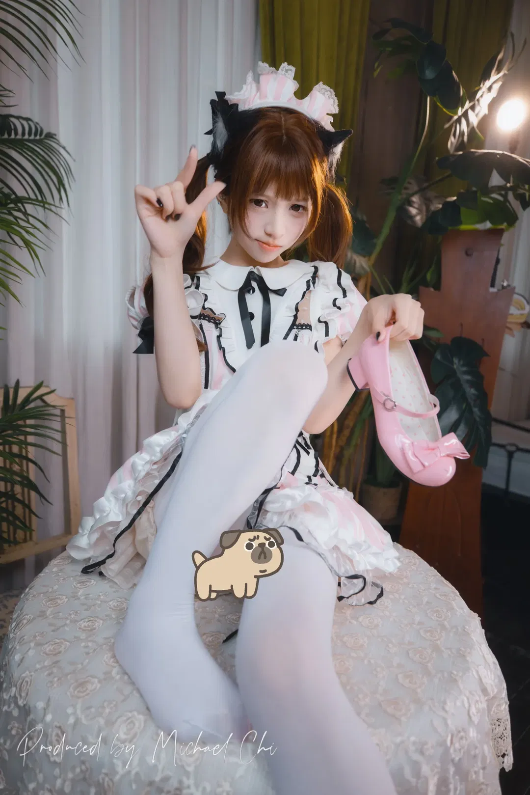 猫耳女仆装扮的甜美写真 - 第 1 张