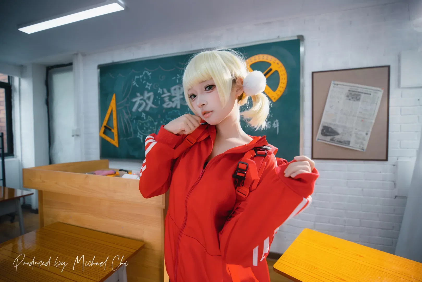 【时雨羽衣cos】教室里的红白运动服与放学后的少女 - 第 4 张