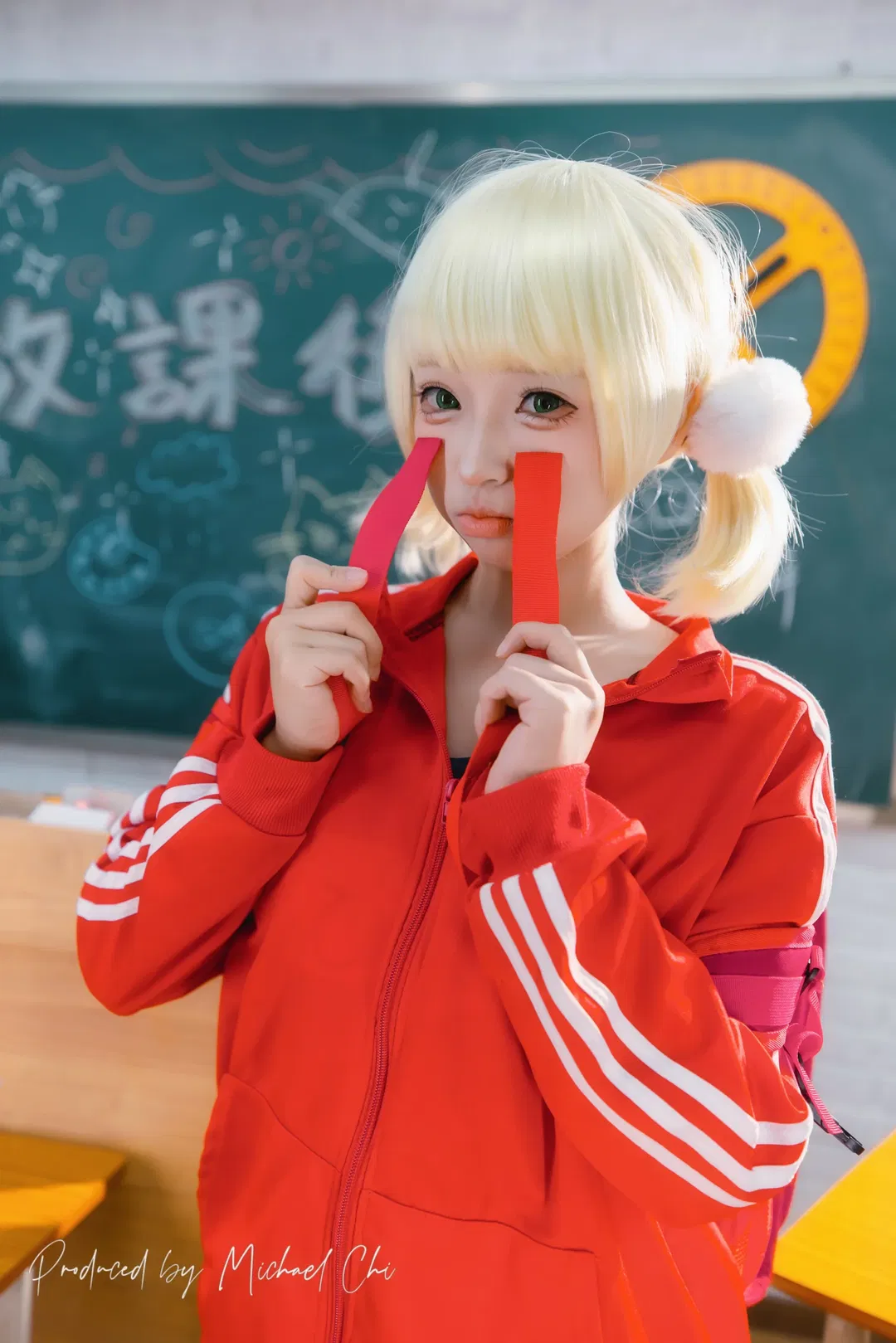 【时雨羽衣cos】教室里的红白运动服与放学后的少女 - 第 6 张