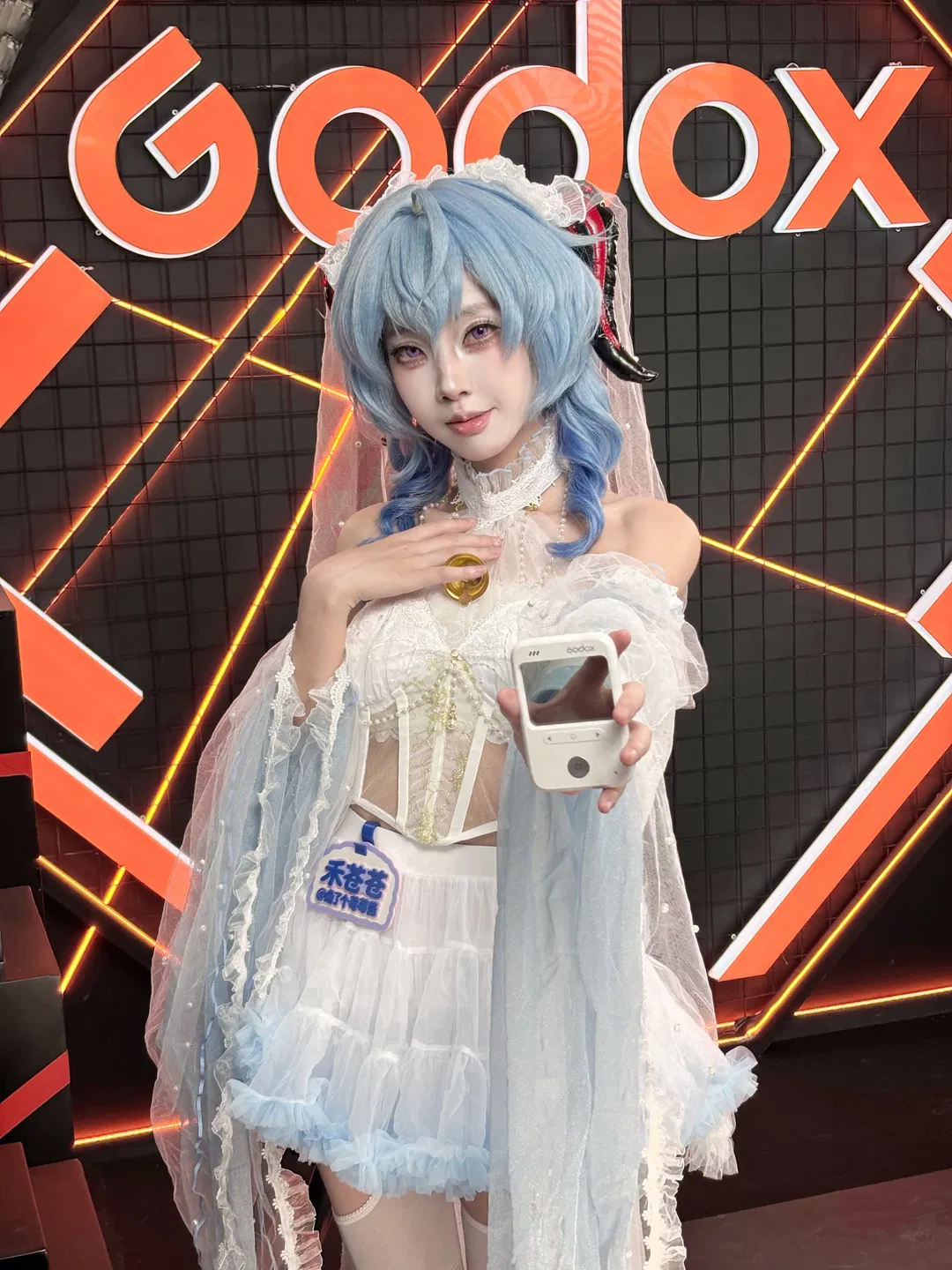 【甘雨cos】神牛展臺體驗C100透明取景相機 - 第 5 張