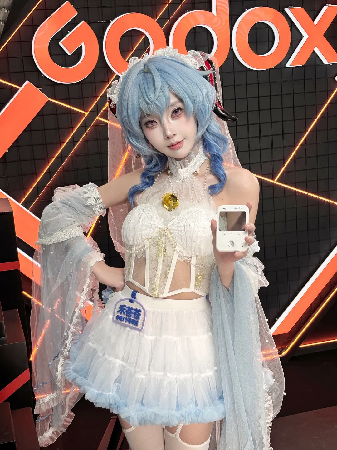 【甘雨cos】神牛展臺體驗C100透明取景相機 - 第 6 張