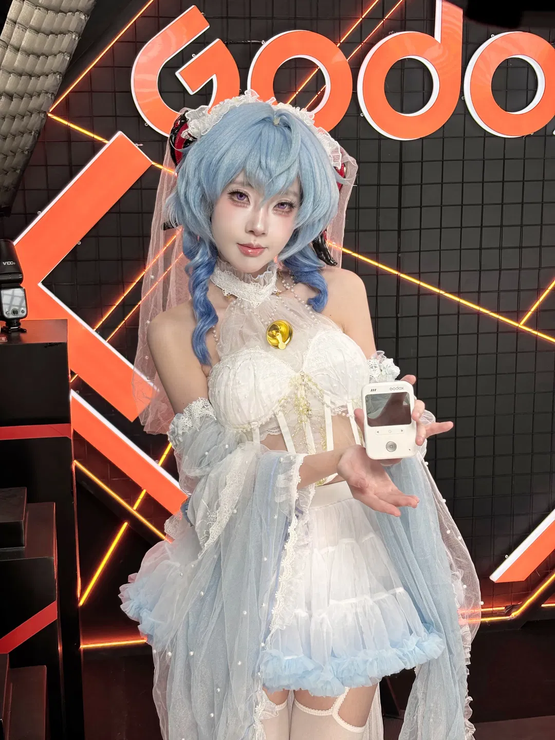 【甘雨cos】神牛展臺體驗C100透明取景相機 - 第 7 張
