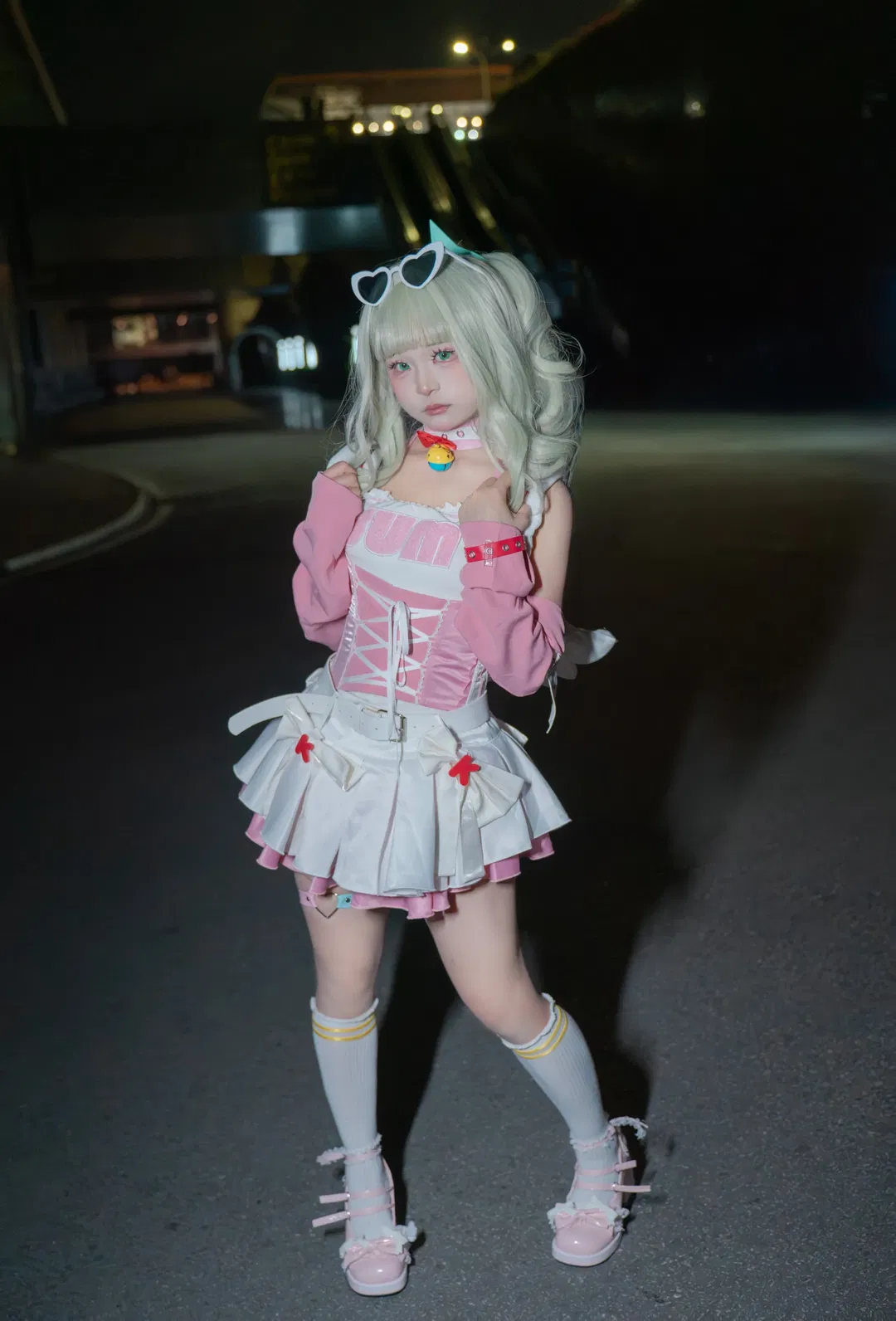 【千夏cos】绝区零妄想天使夜景实拍记录 - 第 3 张