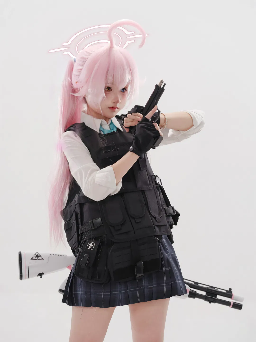 【小鳥遊星野cos】蔚藍檔案臨戰星野的戰術裝備展示 - 第 1 張