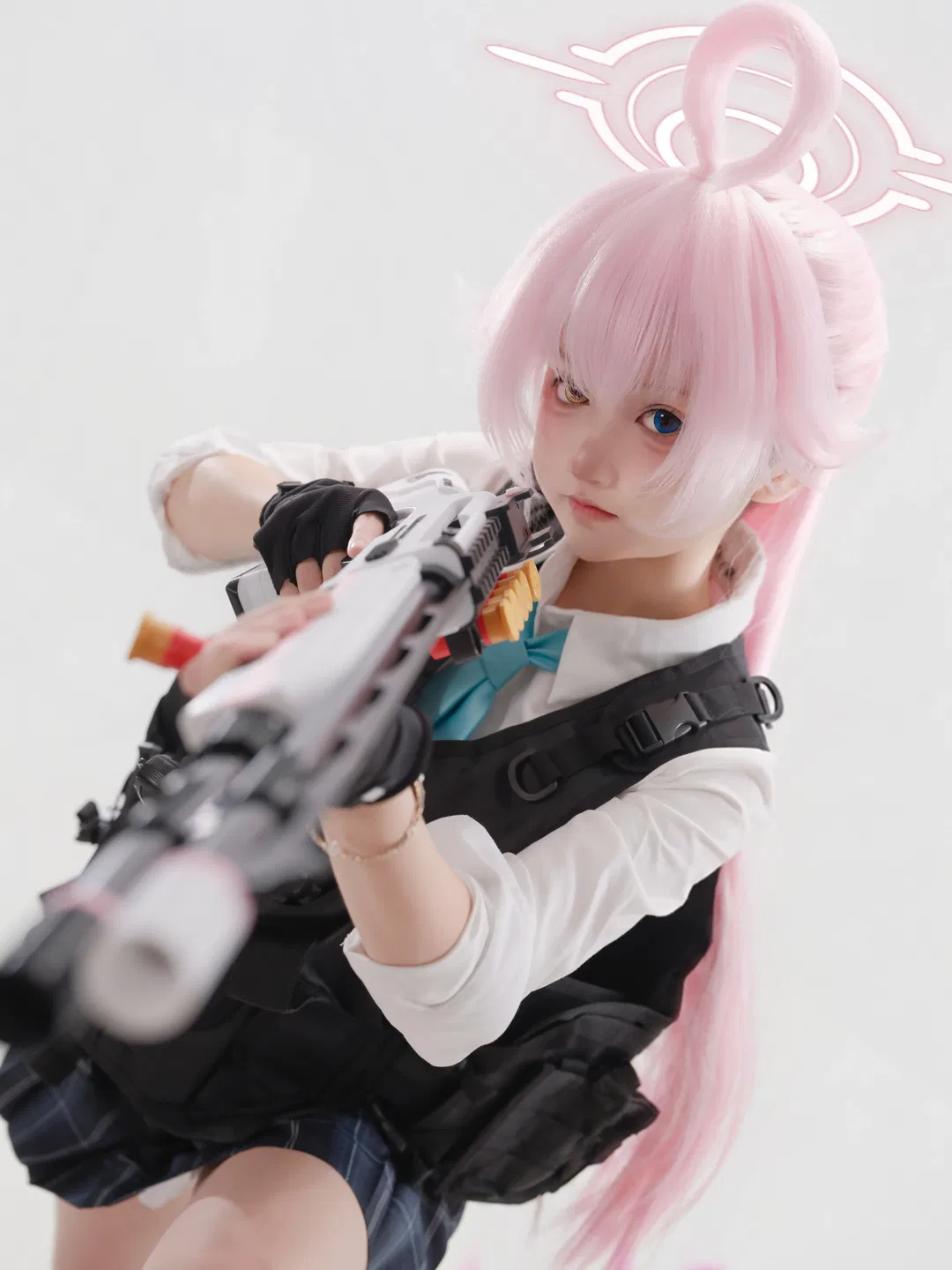 【小鳥遊星野cos】蔚藍檔案臨戰星野的戰術裝備展示 - 第 2 張