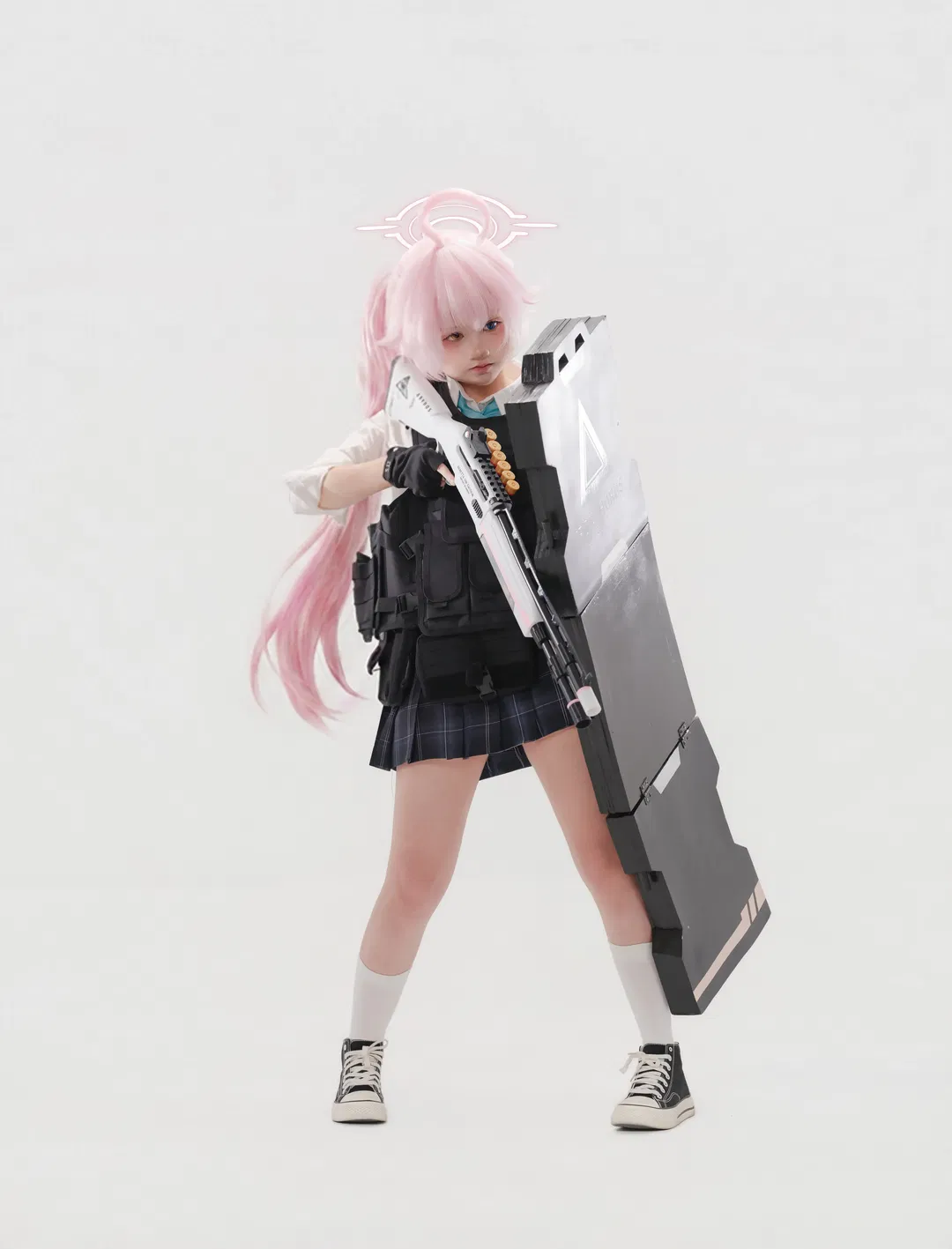 【小鳥遊星野cos】蔚藍檔案臨戰星野的戰術裝備展示 - 第 5 張