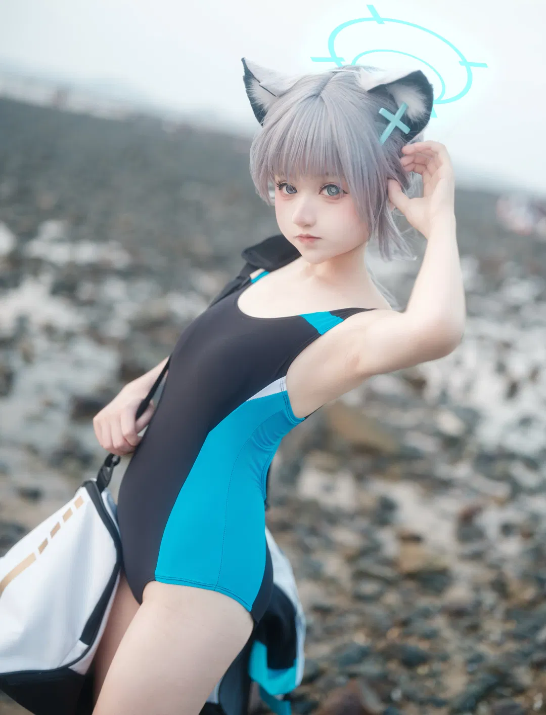 【砂狼白子cos】蔚藍檔案的海邊碎石灘記錄 - 第 2 張