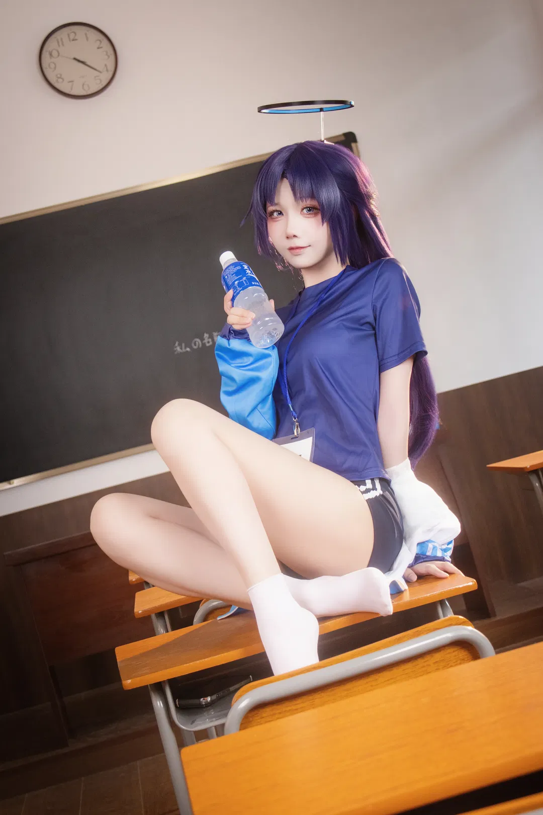 【蔚蓝档案cos】教室里的运动风体操服 - 第 2 张