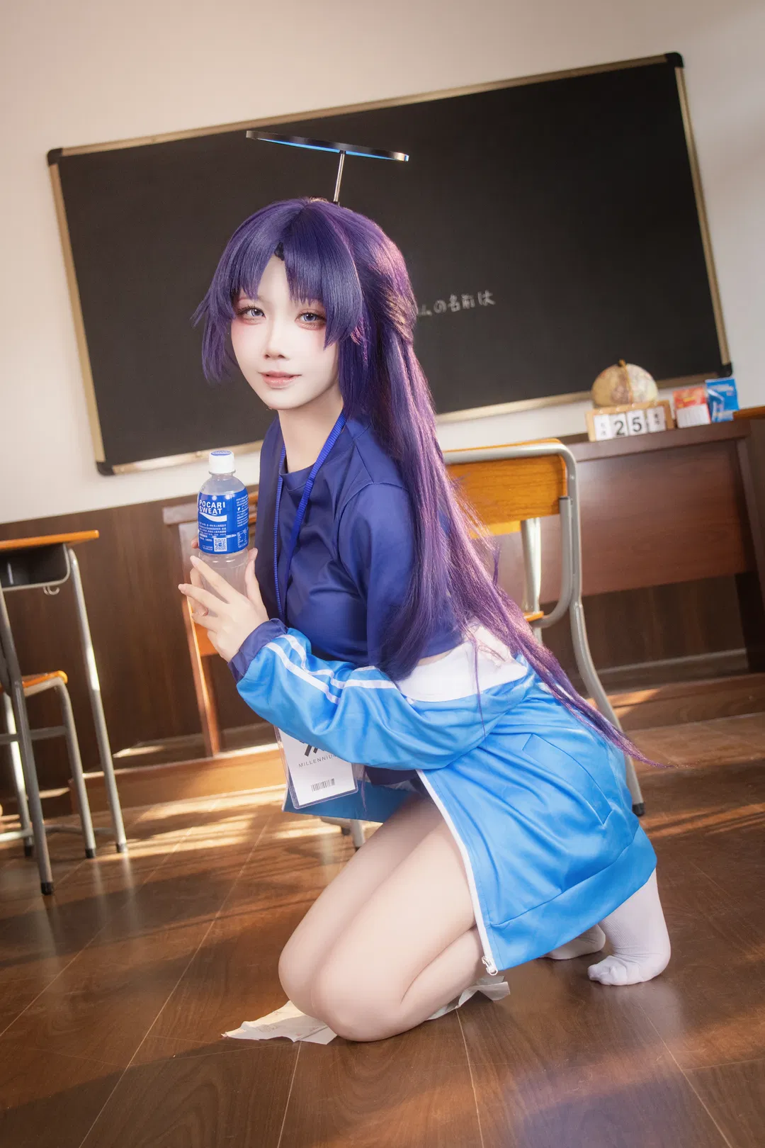 【蔚蓝档案cos】教室里的运动风体操服 - 第 3 张