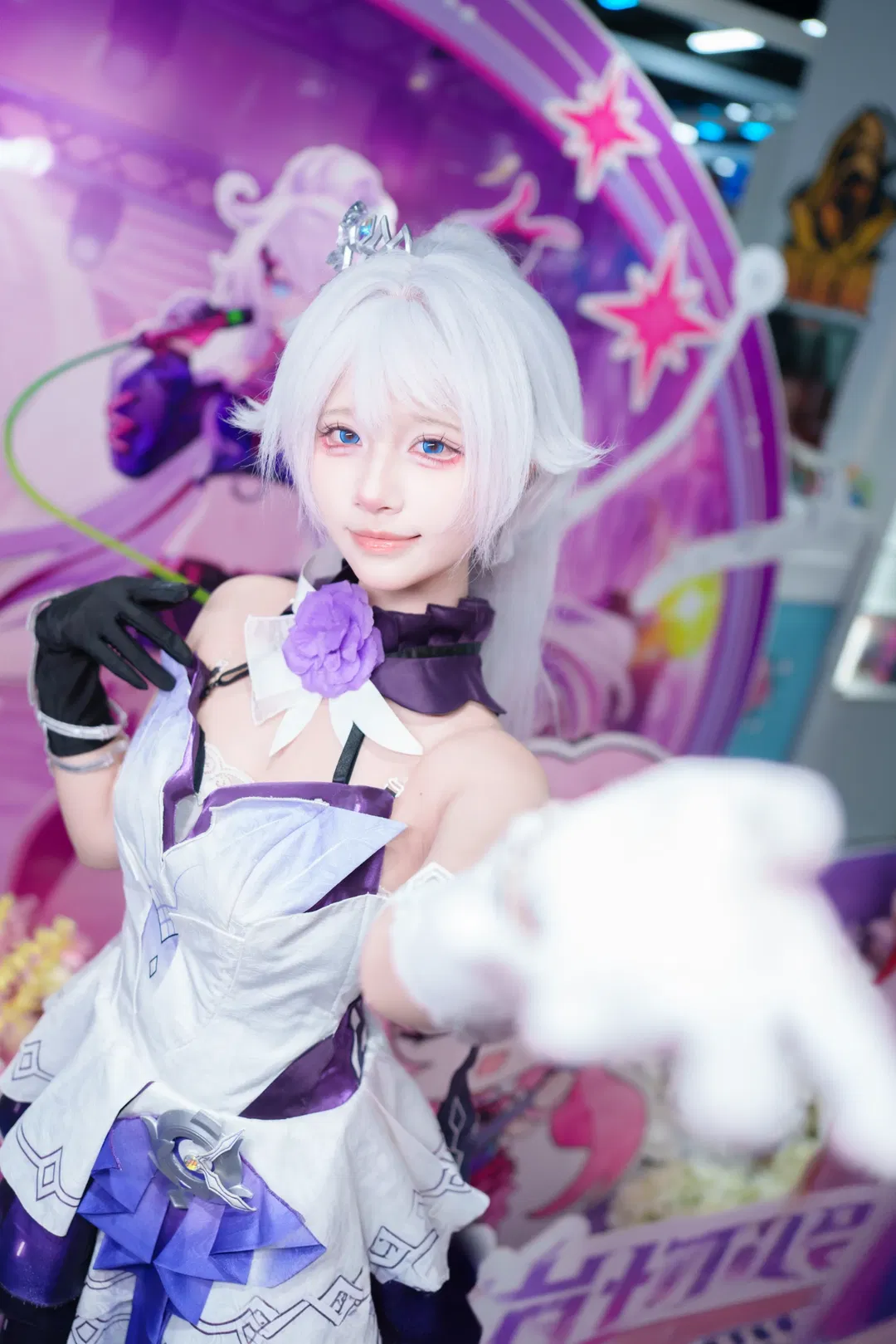 【琪亚娜cos】崩坏3的白色短发少女 - 第 2 张