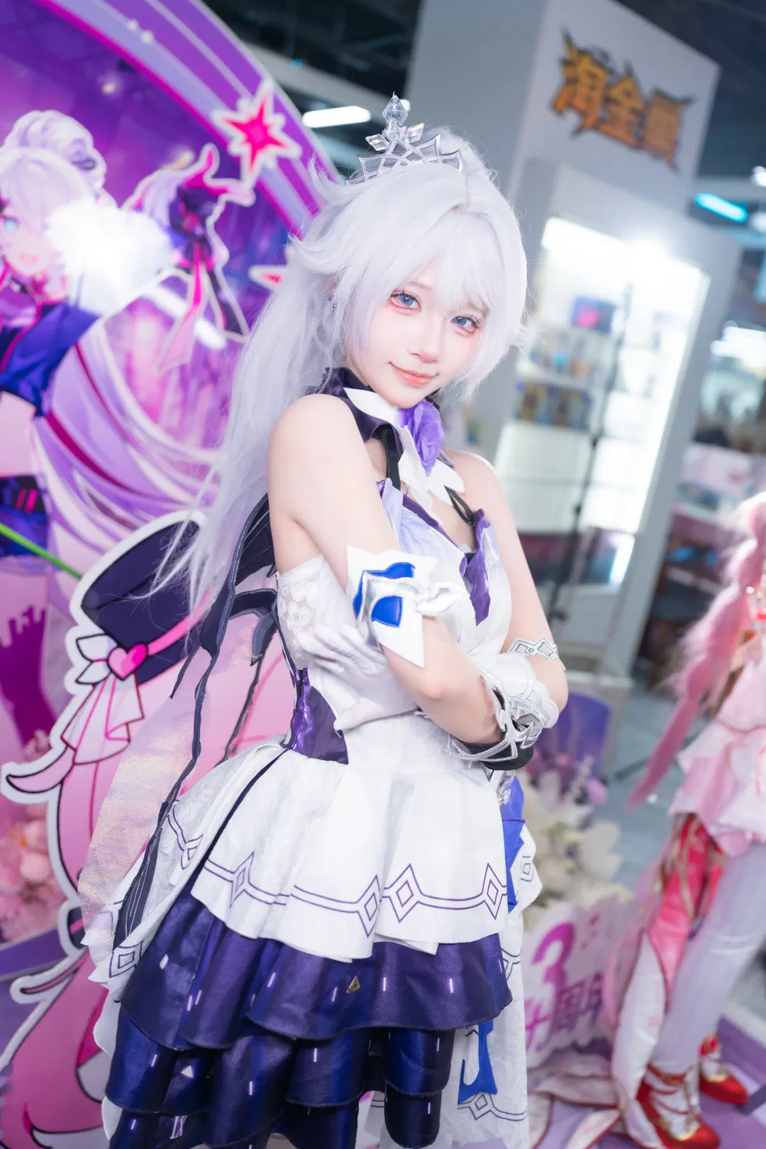 【琪亚娜cos】崩坏3的白色短发少女 - 第 3 张