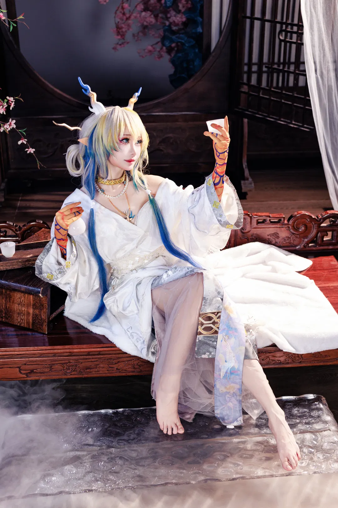 [Shu cosplay] Arknights Ambience Synesthesia: Chinese celestial grace and intricate nuance - Image 1