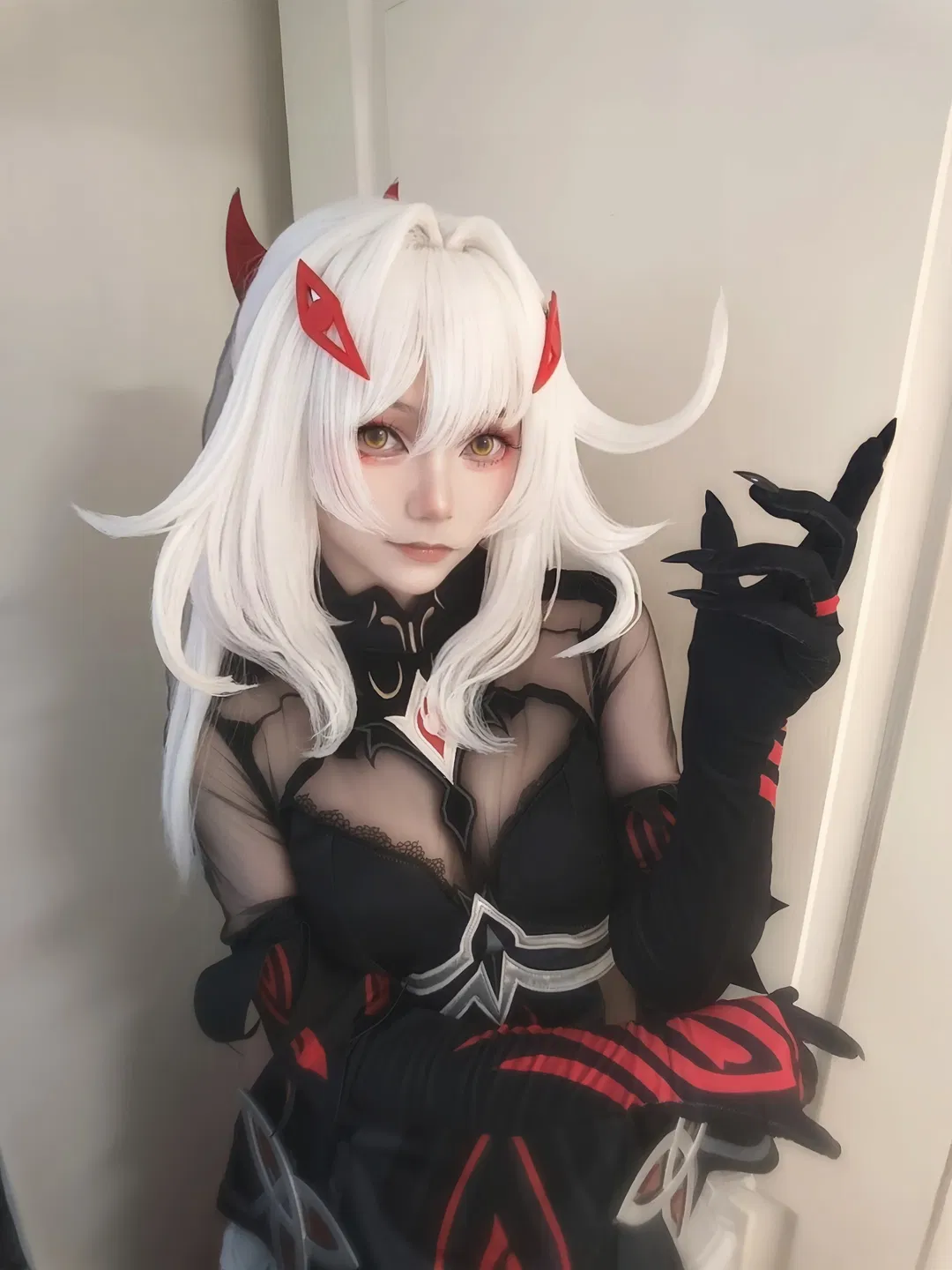 【若娜瓦cos】感受原神死之执政的超绝假发 - 第 1 张
