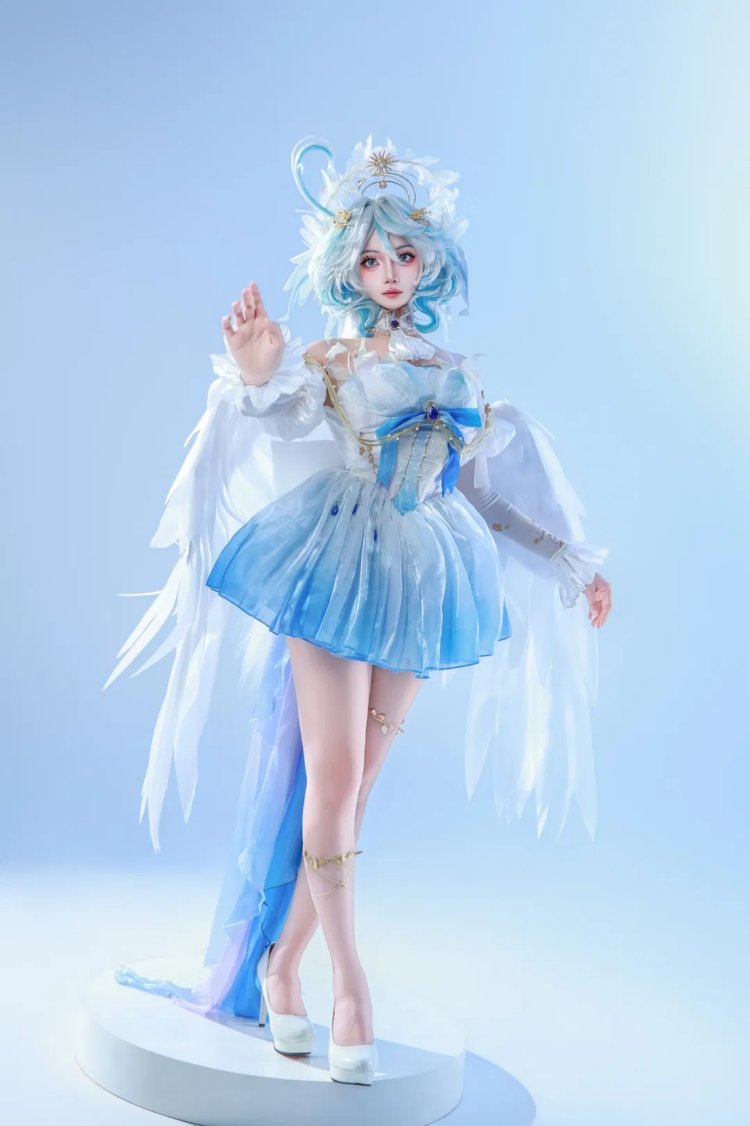 【芙宁娜cos】原神水神，同套不同棚的神级调色体验 - 第 1 张